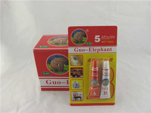 guo-elephant   acrylic glue